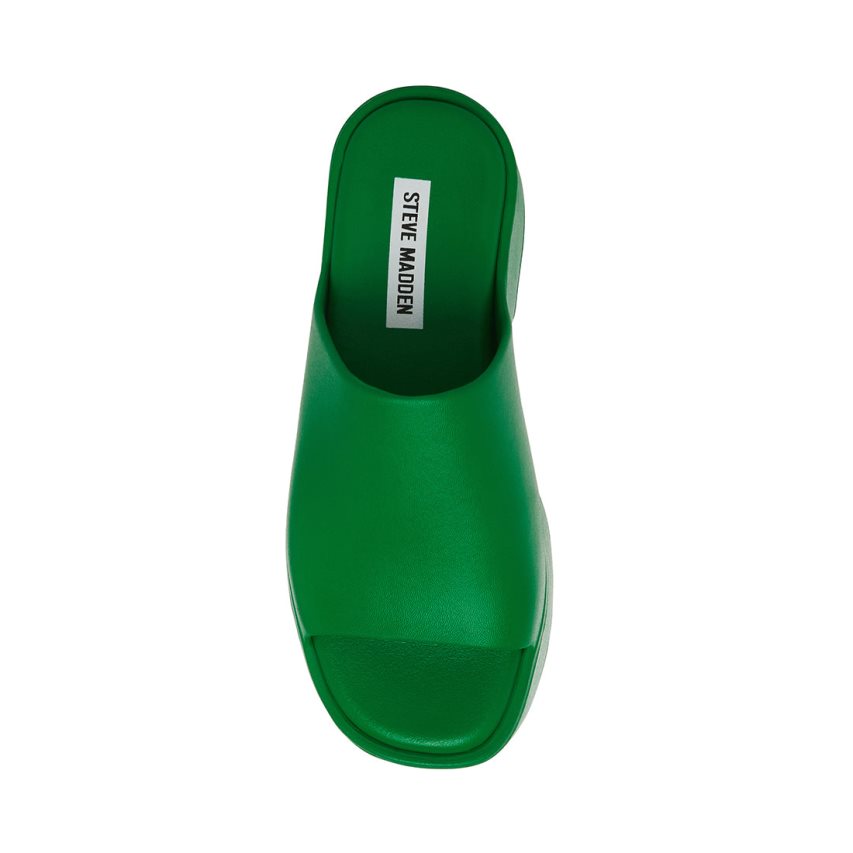 Sandalias de Plataforma Steve Madden Slinky-j Mujer Verde | ES IG1648